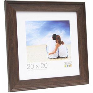 Deknudt Frames S45LH3 fotolijst, kunststof/hout, 30 x 45 cm, bruin