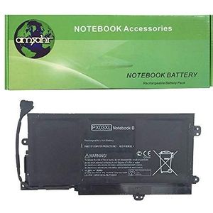 amsahr HPPX03XL-02 vervangende batterij voor HP Envy M6-k K010dx, Px03xl zwart