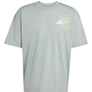 adidas Hombre CLIMACOOL FUN TRAINING Graphic T-Shirt, Wonder Sage, XL