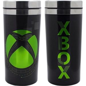 Paladone Xbox Metal Travel Mug | Xbox One koffiemok Series X officieel gelicentieerde merchandise, Multicolor (PP10504XB)
