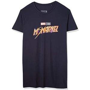 Marvel UXMISSMTS010 T-shirt, marineblauw, M, Marine., M