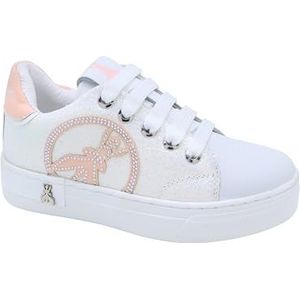 Patrizia Pepe Pj252.21 sneakers voor meisjes, wit, 34 EU Smal