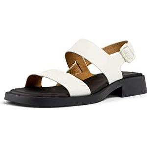 Camper Dana-k201486 Flat Sandalen voor dames, wit 003, 41 EU