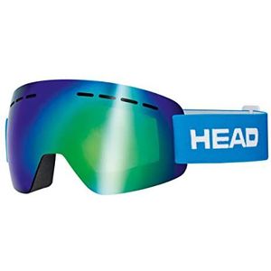 HEAD SOLAR FMR Ski- en snowboardbril voor volwassenen, uniseks, blauw