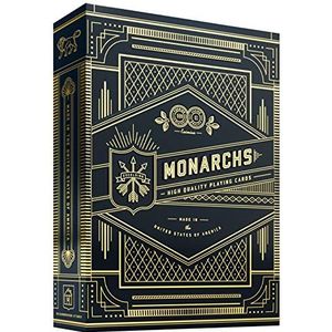 Monarch speelkaarten zwart