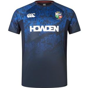 Canterbury Heren British and Irish Lions Superlight T-shirt, Dark Sapphire, 4X-Large