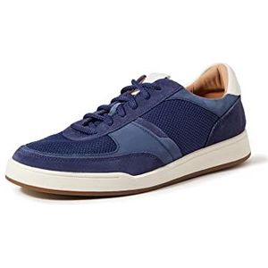 Clarks Bizby Lace Sneakers voor heren, blauw, 46 EU