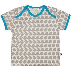 Loud + Proud Uniseks - Baby T-shirts Dierenprint 204, grijs (stone), 62/68 cm