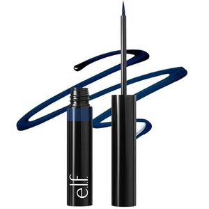 e.l.f. H2O Proof Inkwell Eyeliner Pen, hoog gepigmenteerde, waterbestendige eyeliner, voor een matte finish, veganistisch en dierproefvrij, Navy Baby