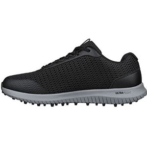 Skechers Max Fairway 3 Arch Fit Spikeless golfschoenen voor heren Sneaker, Zwart en grijs, 40 EU