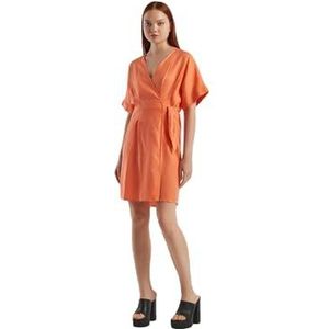 United Colors of Benetton dames jurk, Oranje 3h4, M