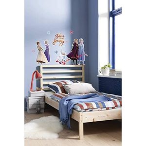 Komar Frozen Muurtattoo Believe IN The Journey - grootte 50 x 70 cm, deco-sticker, sticker, sticker, muurdecoratie, kinderkamer, meisjeskamer, Disney - 14058h, kleurrijk