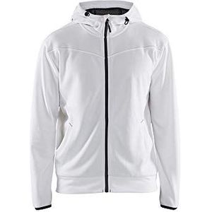 Blaklader 336325261098XL hoodie met ritssluiting, wit/donkergrijs, maat XL