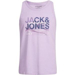 JACK & JONES Heren Jcowater Logo Tank Top Tanktop, lavendel, M