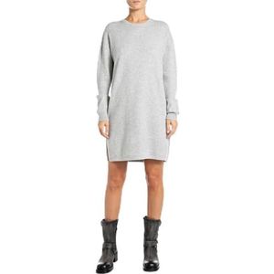 Replay Dames hoodie jurk zonder capuchon, M03 Grey Melange, S