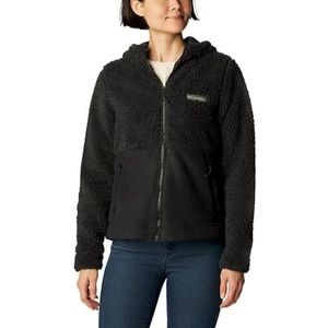 Columbia Sweatshirt Winter Pass™ Sherpa Hooded Full Zip Black S Dames, Zwart, S