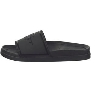 GANT Heren PIERBAY Slipper, zwart, 43 EU, zwart, 43 EU