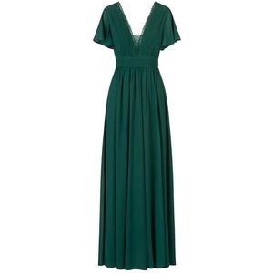Kraimod avondjurk, donkergroen, 36