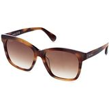 MaxMara MM0042@5648F#, Shiny Dark Brown, Regular voor dames, Glanzend donkerbruin, regular