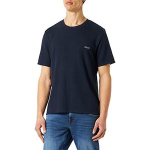 BOSS Heren wafelpyjama T_Shirt, Dark Blue403, L, Dark Blue403, L