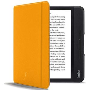 Forefront Cases Hoes voor Kobo Forma - Lichtgewicht Kobo Forma Hoes - Geel - Dun, Beschermende Kobo Forma Hoesje met Auto Wekken Slapen, Shelp Design