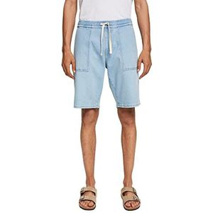 ESPRIT Klassieke shorts voor heren, 904/Blue Bleached, L