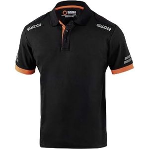 Sparco Tech Polo, Oranje., 3XL