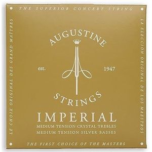 Augustine 650467""Imperials Label"" Klassieke Gitaar String Kit - Rood medium