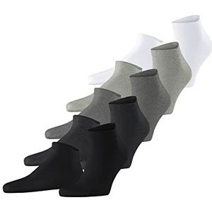 ESPRIT Heren Korte sokken Solid-Mix Multipack M Sn katoen kort eenkleurig 5 paar, Veelkleurig Black Grey White Mix 0010, 40-46