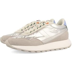Gioseppo - Praesto - Sneakers - Zilver - Metallic Details - Gecertificeerd Garen