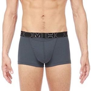 HOM Heren 2-pack H01 shorts, boxerlinebasic, boxerbrief Soft Cotton - zwart, donkergrijs, blauw, XL