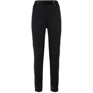 Vaude Posta Warm Tight - Fietsbroek - Zwart - Softshell - Dames
