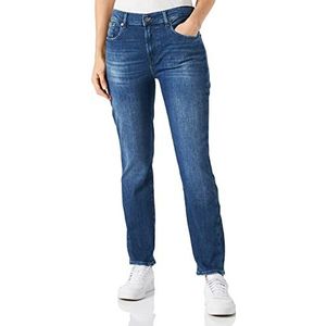 7 For All Mankind Relaxed Skinny Slim Illusion Jeans voor dames, Mid Blauw, 48