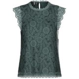 PIECES Blouse 'PCOLLINE'  donkergroen