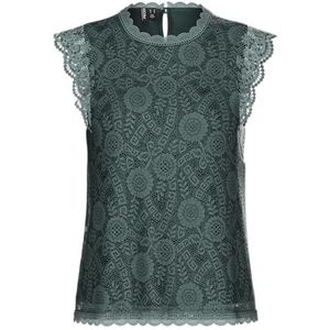 PIECES Blouse 'PCOLLINE'  donkergroen