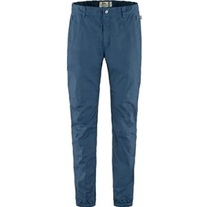FJALLRAVEN - Vardag Broek - Vrijetijdsbroek - Blauw - Katoen