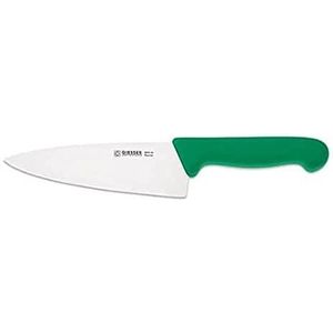 Giesser Since 1776 - Made in Germany - Chef's Knife, Green, Basic Green, 16 cm Blade, Non-Slip Grip, Kitchen Knife, Dishwasher Safe, Stainless