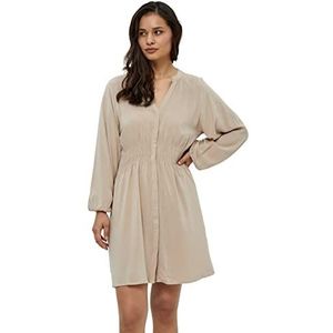 Peppercorn Manna jurk met lange mouwen | Beige jurken voor dames VK | Lente damesjurken | Maat XS