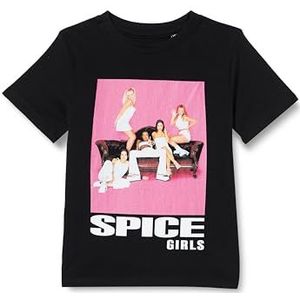 SPICE GIRLS Unisex T-shirt voor kinderen, The Group, referentie: BOSPICETS001, zwart, maat 14 jaar, Zwart, 14 Jaren