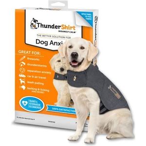 Thundershirt Kalmerend vest, hondenjas voor angstige honden, maat XL, grijs, 99005
