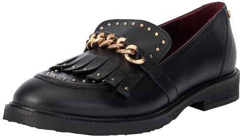 Fred de la Bretoniere Paris met Studs Loafer, zwart, 36 EU, zwart, 36 EU