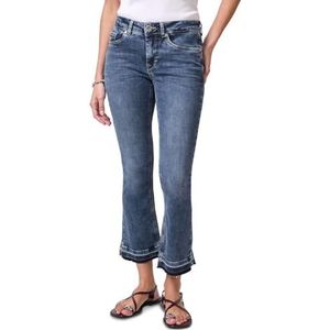 Street One - Studio - Flared Jeans - Blauw - Slim Fit - Mid Waist