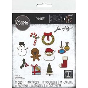 Sizzix Thinlits Die Set 11PK Christmas Minis van Tim Holtz, 665567