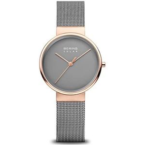 Bering- Slim Solar dames horloge 14331-369 - 31 mm - rosé