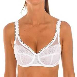 Playtex BH Woman Playtex Classic Lace Support Gerecyclede Beugel BH x1, Blanc, 80D