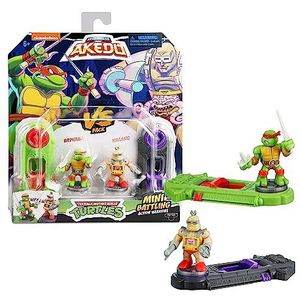 Legends Of Akedo Teenage Mutant Ninja Turtles, Mini Battling Warriors Versus Pack Raphael Vs Krang