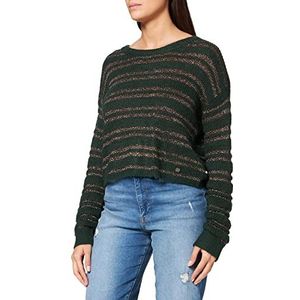 Pepe Jeans Dames Luxbretone Pullover, (Forest Green 682), L