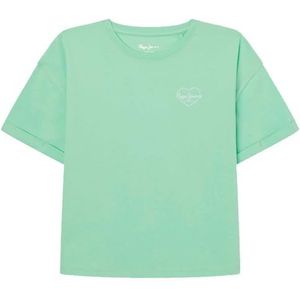 Pepe Jeans Nicky Sweatshirt voor meisjes, groen (acid mintgroen), 8 Jaren