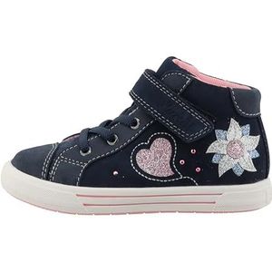 Lurchi 95l0023009 sneakers voor meisjes, Donkerblauw, 25 EU Breed
