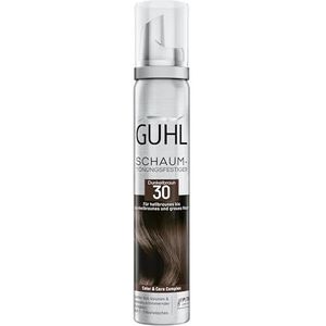 Guhl Verstevigde schuimtint - kleur 30 - donkerbruin - Voor lichtbruin tot donkerbruin en grijs haar - Zachte grip, volume en kleurglans - Houdt 1 tot 3 wasbeurten